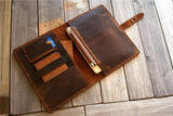 personalized leather padfolio