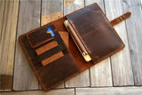 custom leather padfolio