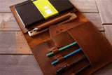 moskine leather portfolio