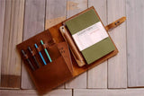Leather Refillable Notebook Cover