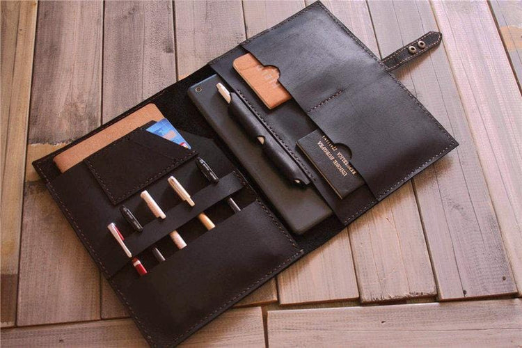 custom leather laptop case sleeve