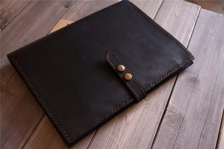 custom macbook pro case leather