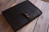 custom macbook pro case leather