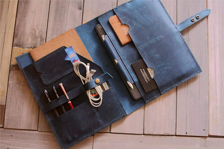 custom leather portfolio case
