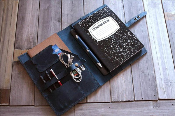 leather ipad notebook case