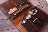leather dell laptop case