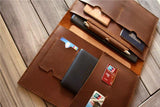 custom leather macbook case