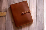 refillable leather weekly planner binder