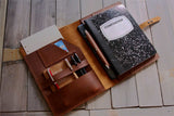 rustic leather notebook covers