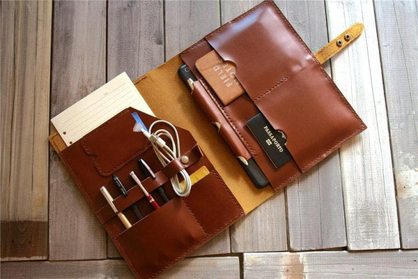 leather portfolio briefcase