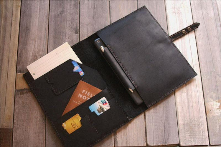 Leather Surface Laptop Holder Case