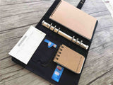 custom leather notebook organizer