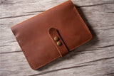 saddle leather office planner cover