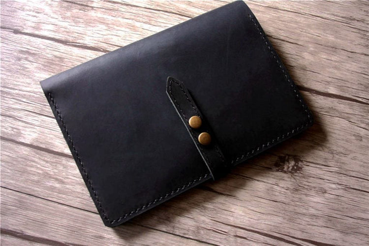 handmade leather moleskine holder