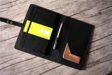 refillable black leather mokeskine cover