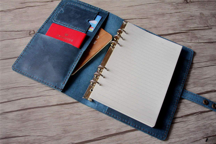 leather paper planner notebook