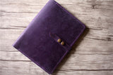 personalized leather planner cover