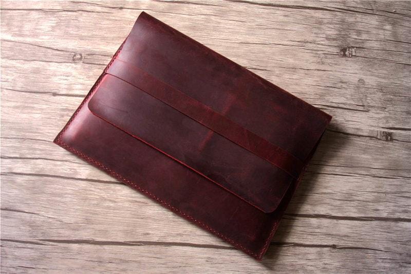 Engraved Leather Laptop Sleeve Covers – LeatherNeo