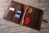 distressed leather ipad 12.9 sleeve