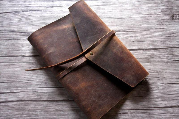 leather notebook binder