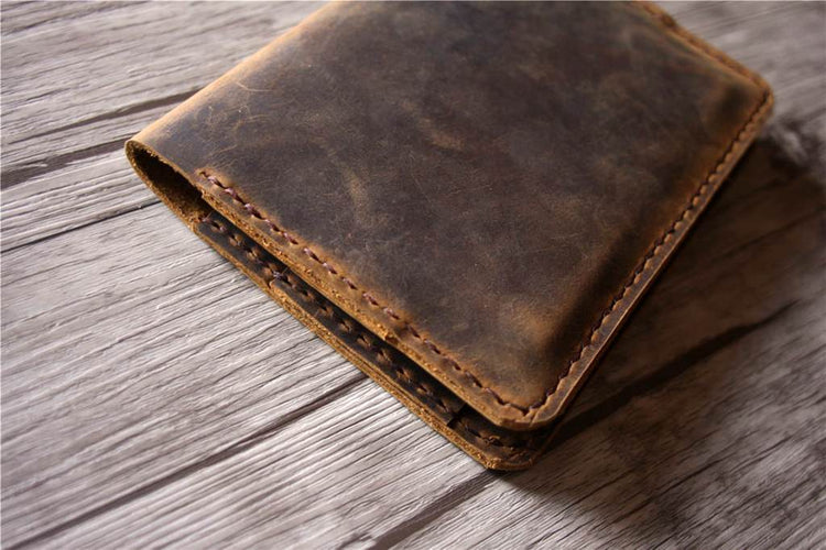 rustic leather passport wallet sleeve