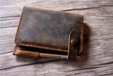 brown leather field notes wallet