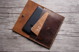 rustic leather kindle cover