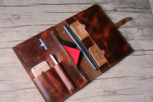 leather document folder