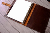 leather daily planner cover