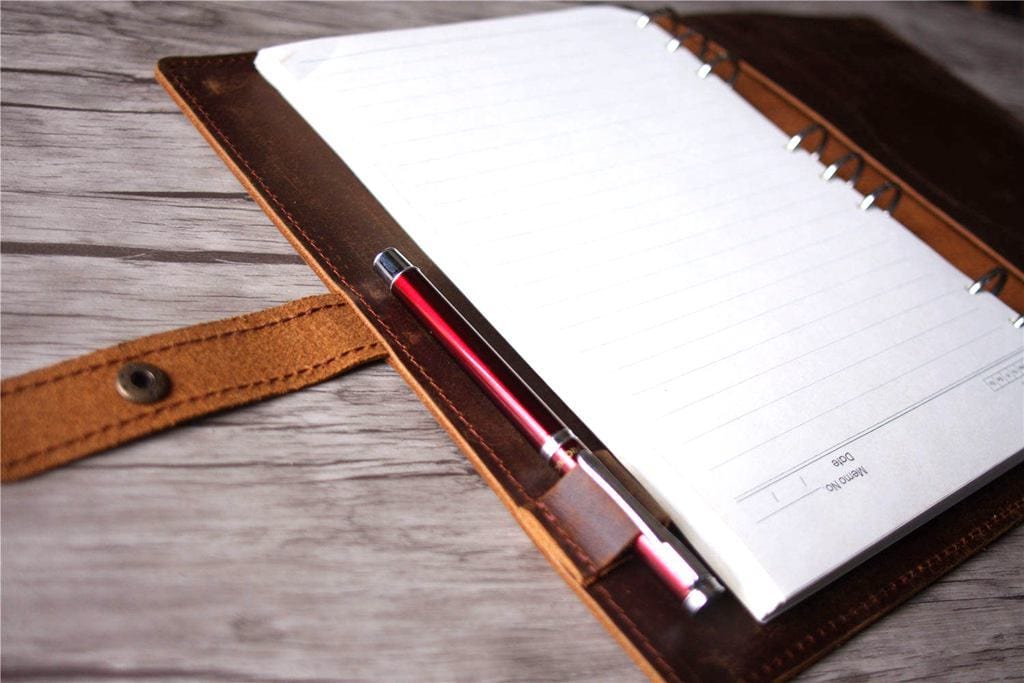 Leather Custom Daily Planner Journal – LeatherNeo