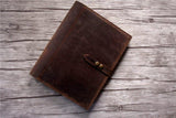 zippered leather portfolio binder