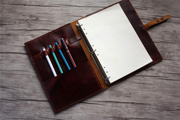 Personalized Refillable Leather Planners & Organizers – LeatherNeo