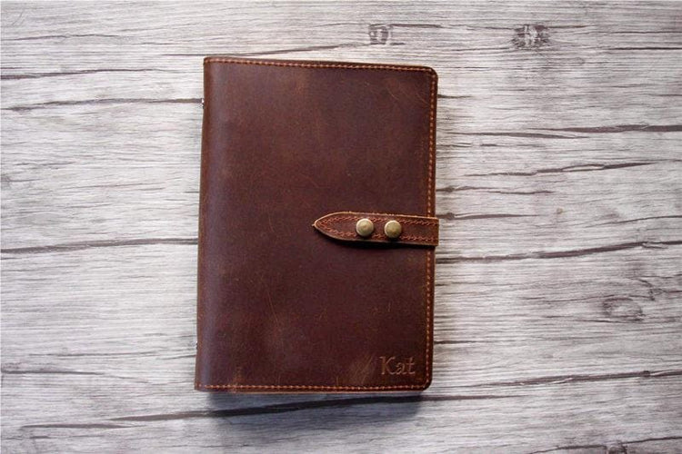 leather portfolio notebook case