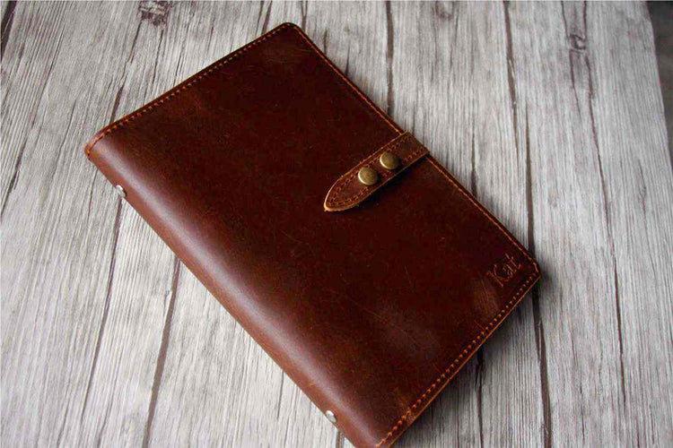 Vintage Refillable Brown Leather Journal