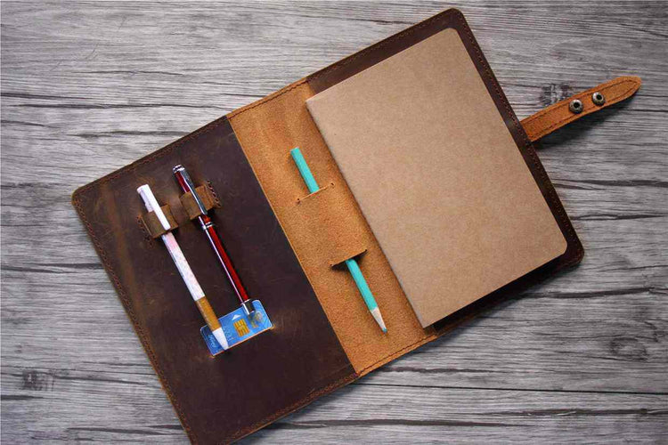 leather sketchbook journal