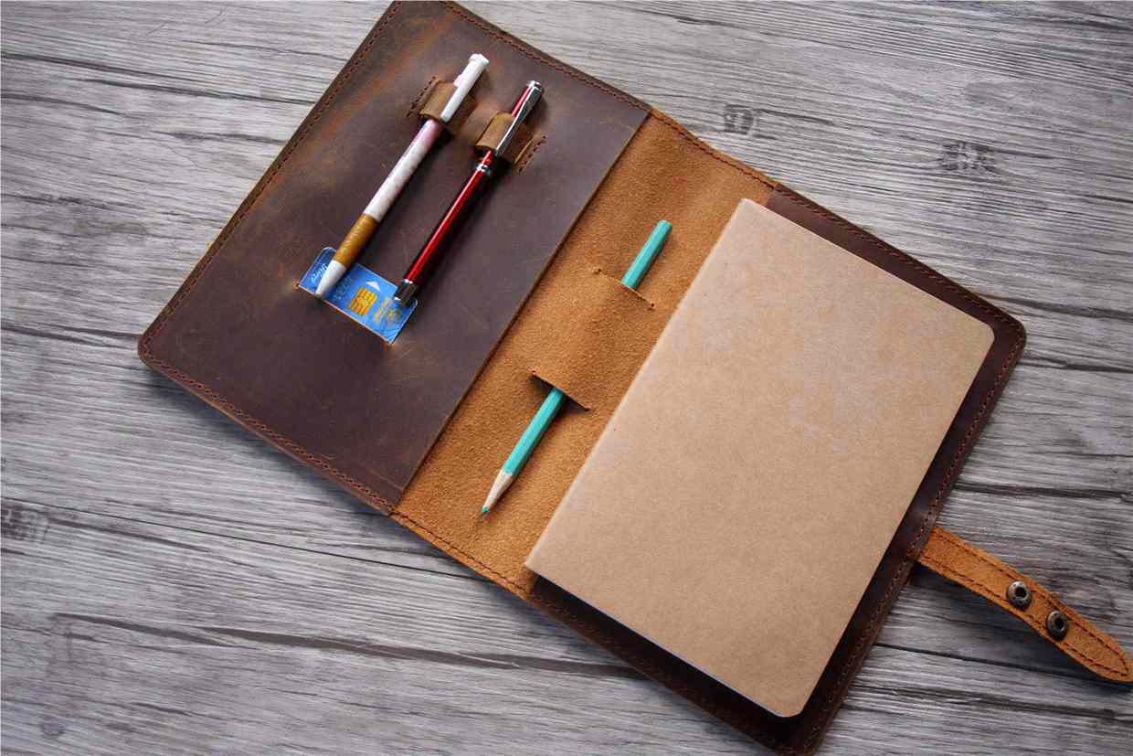Personalized Leather Sketchbook Cover Journal – LeatherNeo