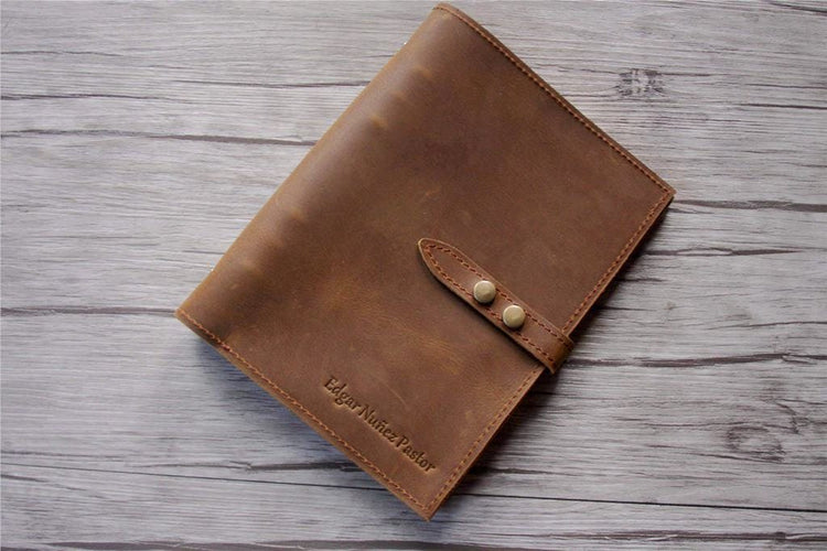 leather day binder planner