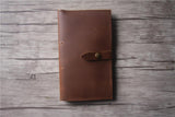 distressed refillable traveler's notebook cover