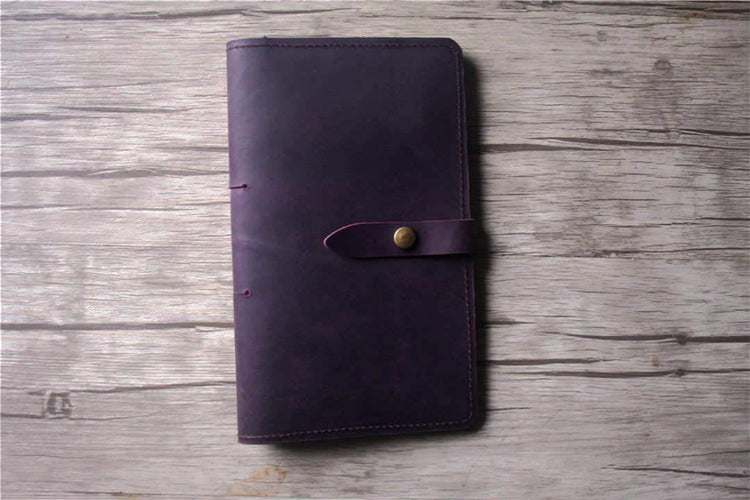 purple leather travelers notebook