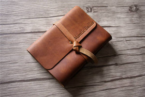 leather bathroom guest books