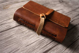 personalized leather bathroom guest books