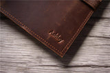 personalized leather A5 binder journal