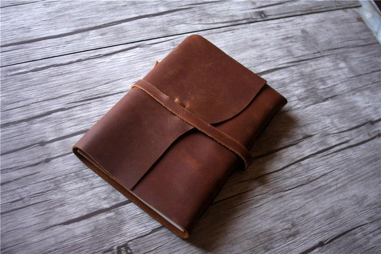 leather couples memory book