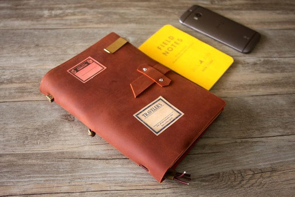 leather travelers journal notebook