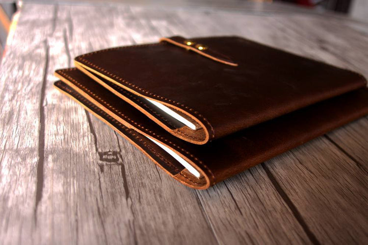Leather Notebook Cover Refillable