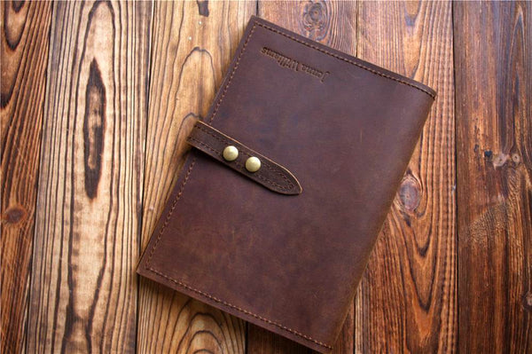 Leather Refillable Journal Cover