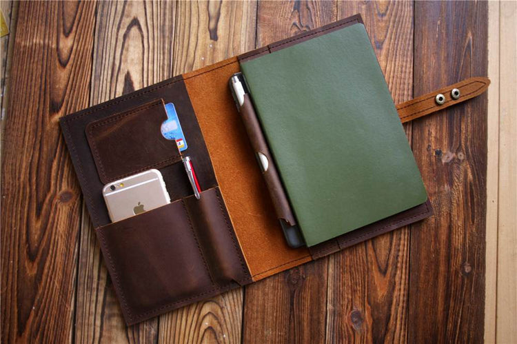 Letter Size Leather Refillable Journal Cover