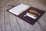 Custom Refillable Leather Sketchbook