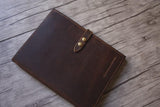 Custom Brown  Leather Sketchbook Refillable