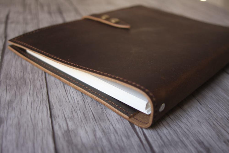 Distressed Refillable B5 Leather Journal